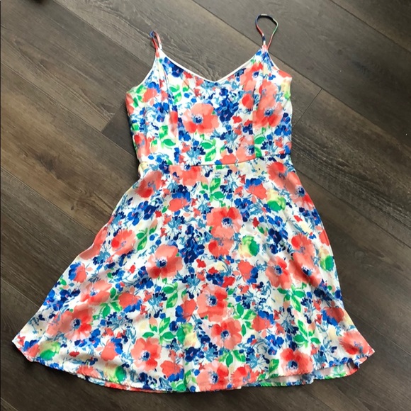 Everly Dresses & Skirts - Everly watercolor floral spaghetti strap dress Everly Dresses & Skirts - Everly watercolor floral spaghetti strap dress